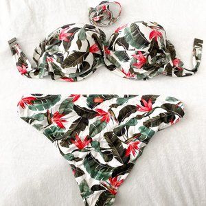 NWOT Banana Moon Bandeau Bikini XL